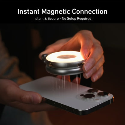 MagnaVision Magnetic Selfie Light with Mirror