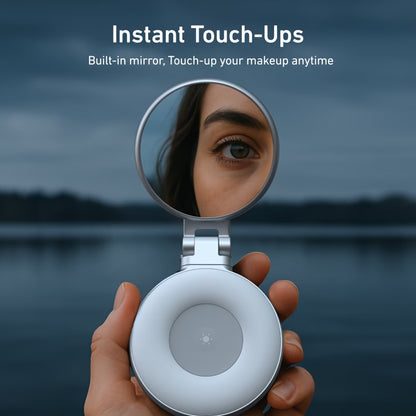 MagnaVision Magnetic Selfie Light with Mirror